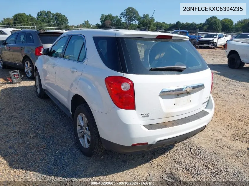 2GNFLCEKXC6394235 2012 Chevrolet Equinox Ls