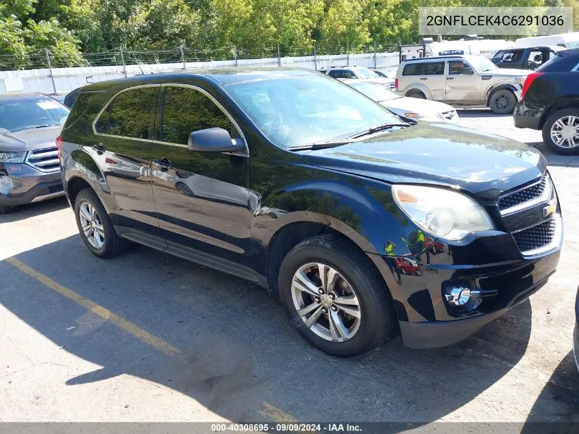 2012 Chevrolet Equinox Ls VIN: 2GNFLCEK4C6291036 Lot: 40308695