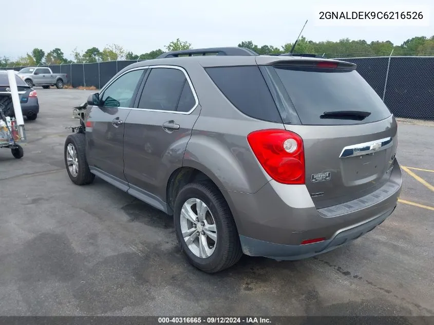 2GNALDEK9C6216526 2012 Chevrolet Equinox 1Lt