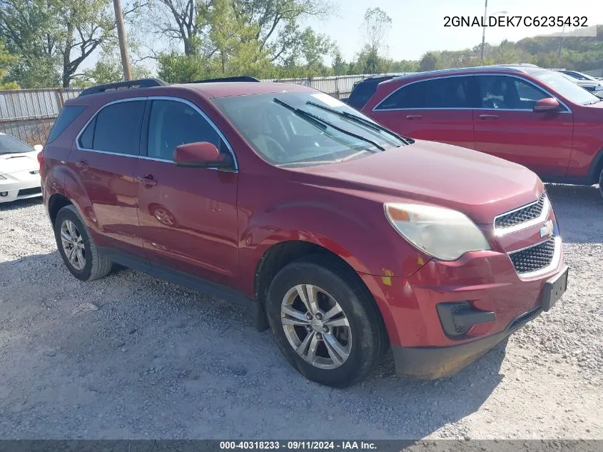 2012 Chevrolet Equinox 1Lt VIN: 2GNALDEK7C6235432 Lot: 40318233