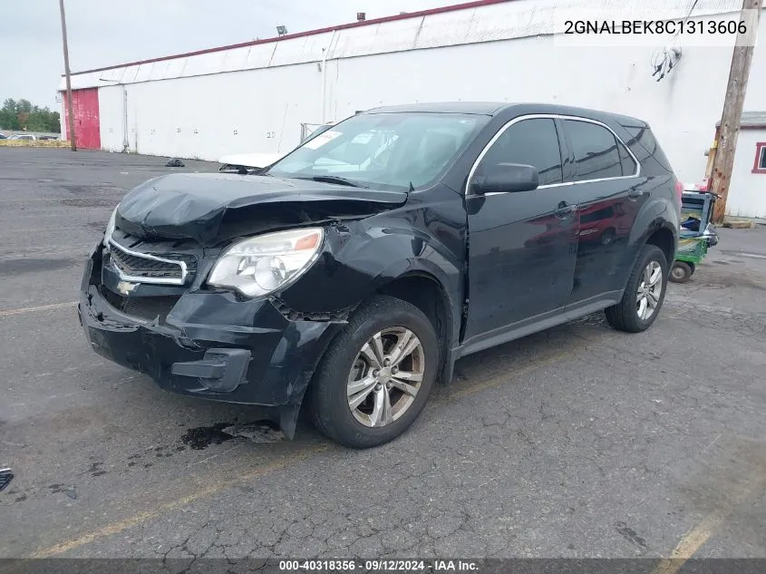 2012 Chevrolet Equinox Ls VIN: 2GNALBEK8C1313606 Lot: 40318356