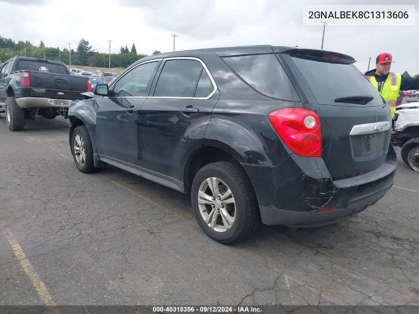 2012 Chevrolet Equinox Ls VIN: 2GNALBEK8C1313606 Lot: 40318356