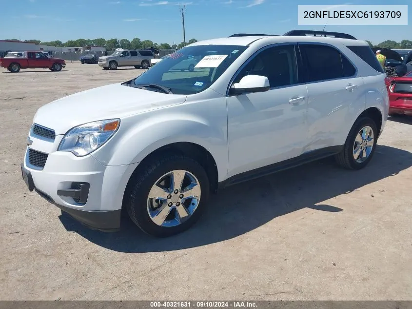 2GNFLDE5XC6193709 2012 Chevrolet Equinox 1Lt