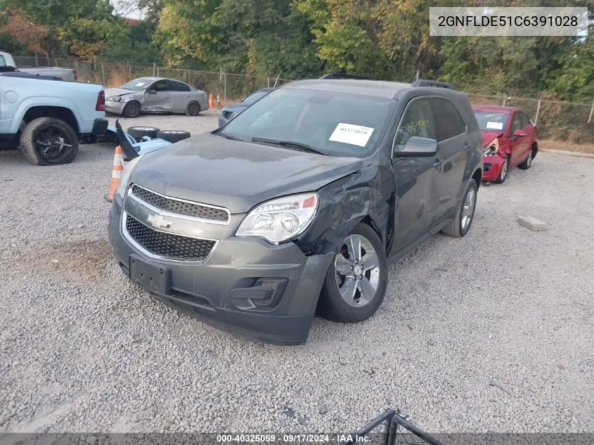 2012 Chevrolet Equinox Lt VIN: 2GNFLDE51C6391028 Lot: 40325059