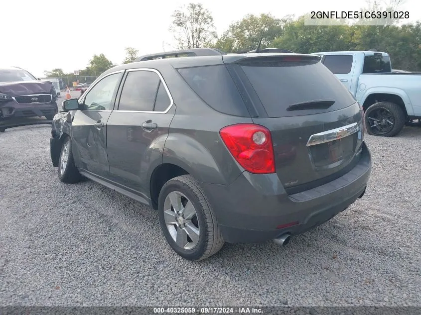 2012 Chevrolet Equinox Lt VIN: 2GNFLDE51C6391028 Lot: 40325059