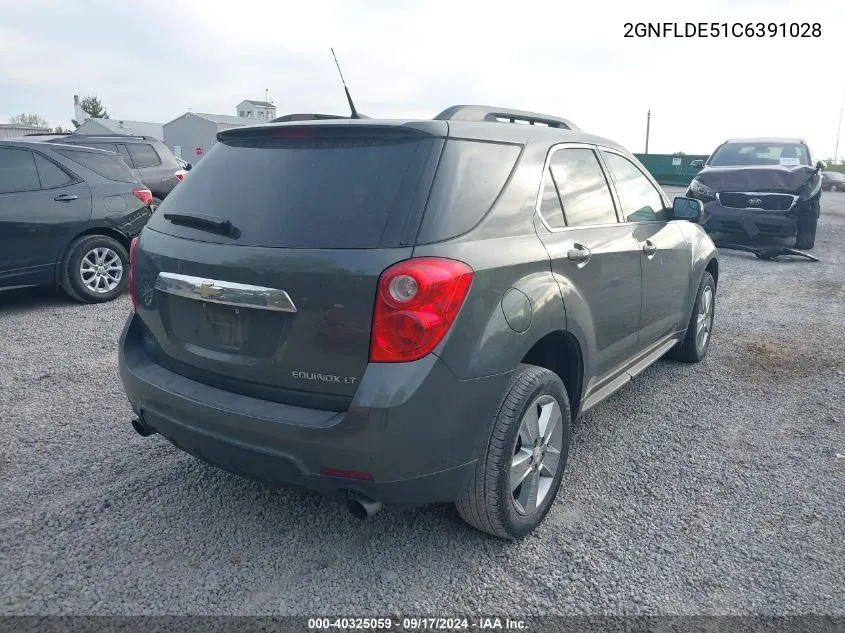 2012 Chevrolet Equinox Lt VIN: 2GNFLDE51C6391028 Lot: 40325059