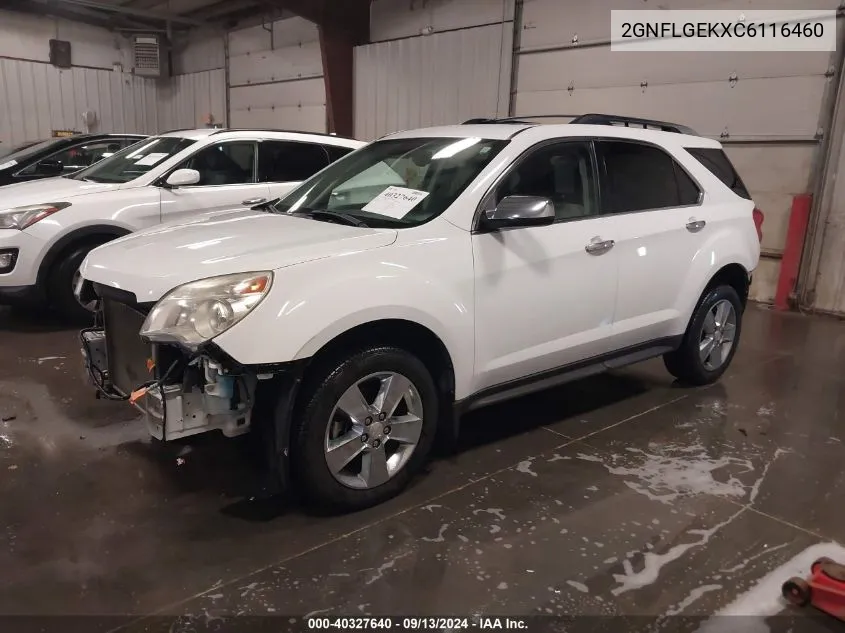 2012 Chevrolet Equinox Ltz VIN: 2GNFLGEKXC6116460 Lot: 40327640