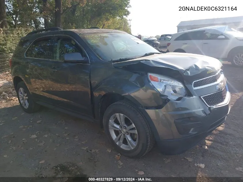 2012 Chevrolet Equinox Lt VIN: 2GNALDEK0C6321164 Lot: 40327829