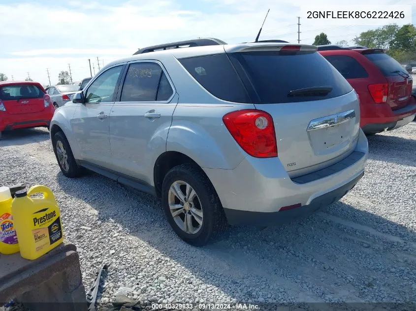 2GNFLEEK8C6222426 2012 Chevrolet Equinox 1Lt