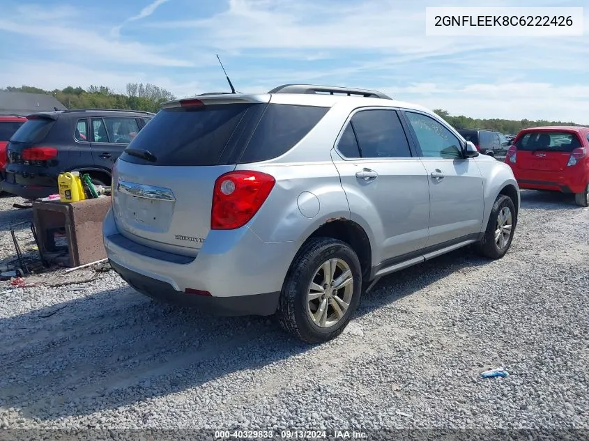 2GNFLEEK8C6222426 2012 Chevrolet Equinox 1Lt