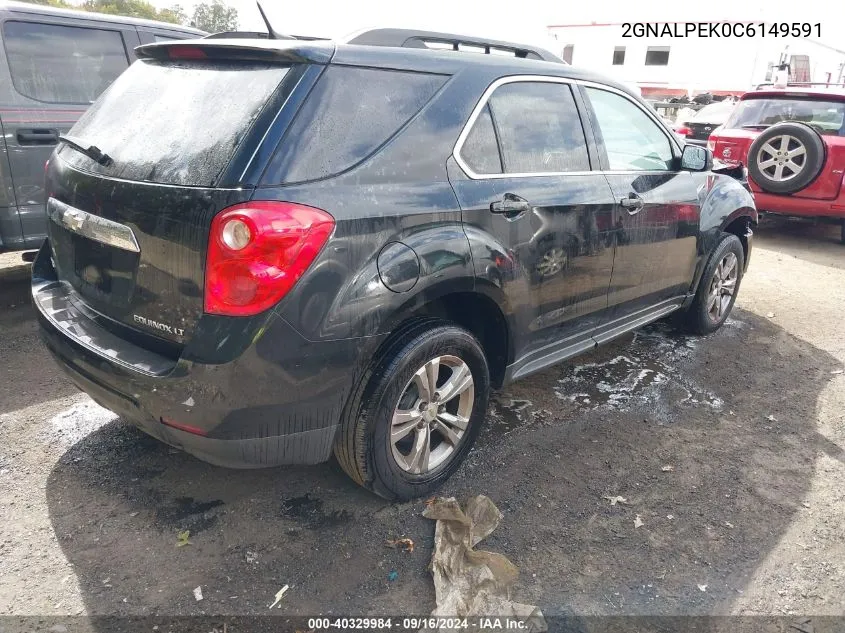 2GNALPEK0C6149591 2012 Chevrolet Equinox 2Lt