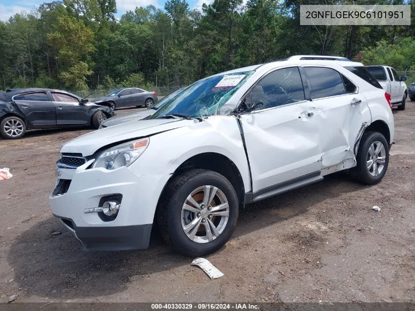 2012 Chevrolet Equinox Ltz VIN: 2GNFLGEK9C6101951 Lot: 40330329