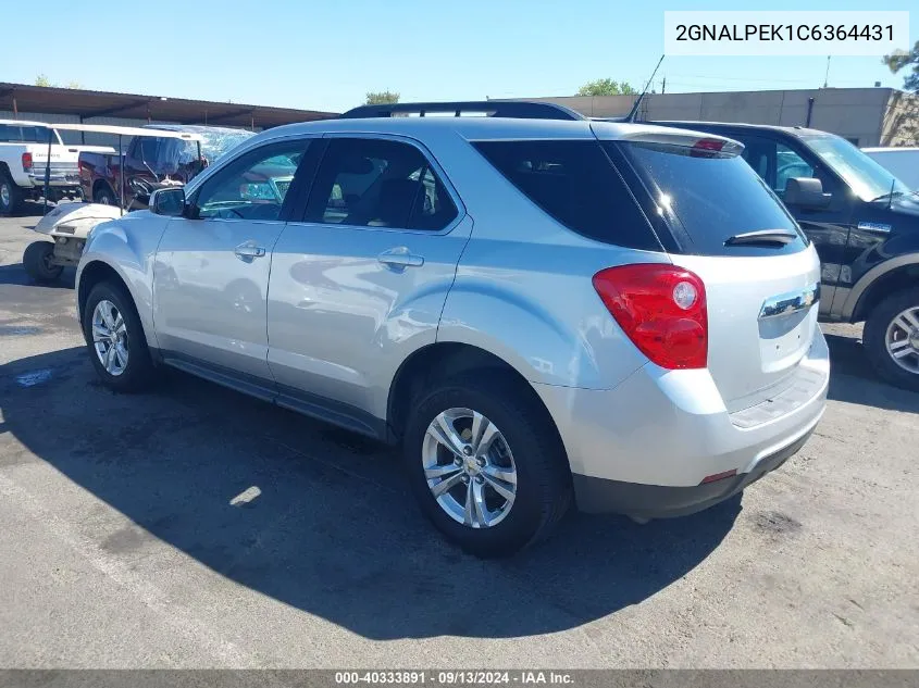 2GNALPEK1C6364431 2012 Chevrolet Equinox 2Lt