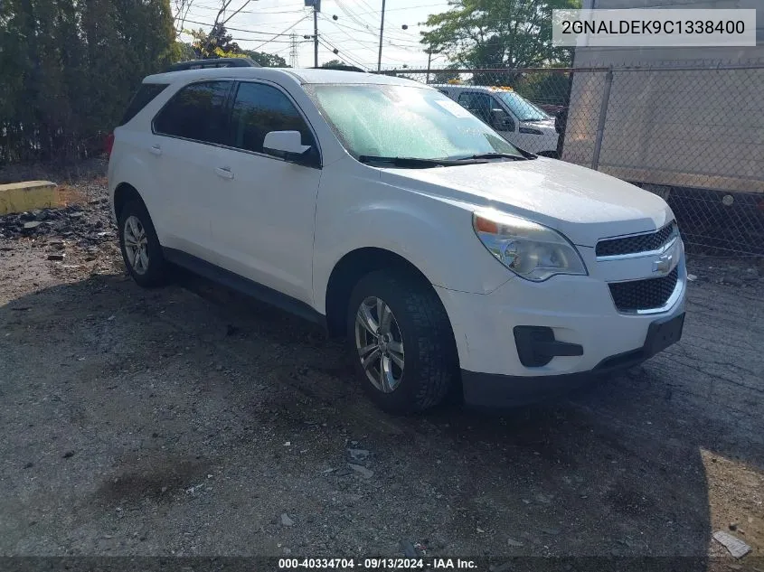 2012 Chevrolet Equinox 1Lt VIN: 2GNALDEK9C1338400 Lot: 40334704