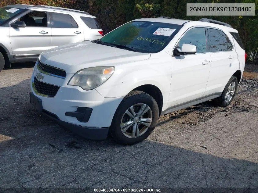 2012 Chevrolet Equinox 1Lt VIN: 2GNALDEK9C1338400 Lot: 40334704