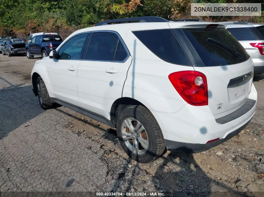 2012 Chevrolet Equinox 1Lt VIN: 2GNALDEK9C1338400 Lot: 40334704