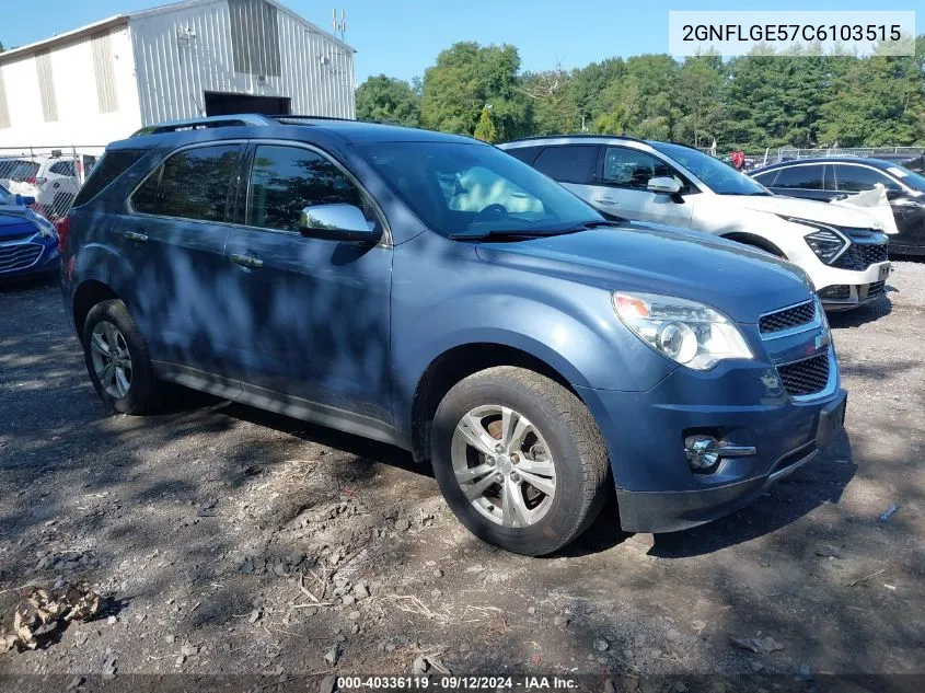 2GNFLGE57C6103515 2012 Chevrolet Equinox Ltz