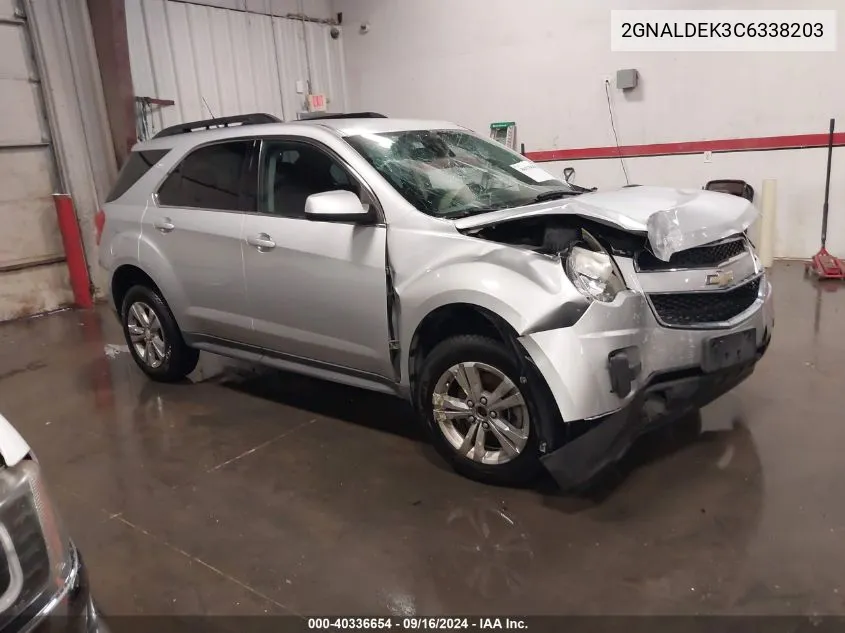 2012 Chevrolet Equinox 1Lt VIN: 2GNALDEK3C6338203 Lot: 40336654