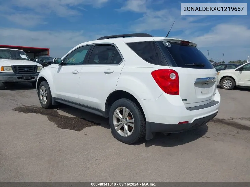 2GNALDEKXC1219657 2012 Chevrolet Equinox 1Lt