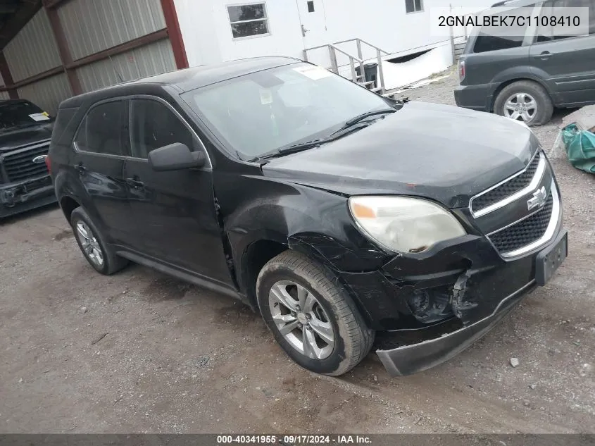 2GNALBEK7C1108410 2012 Chevrolet Equinox Ls