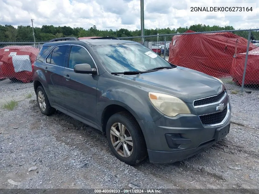 2012 Chevrolet Equinox 1Lt VIN: 2GNALDEK0C6273164 Lot: 40359233