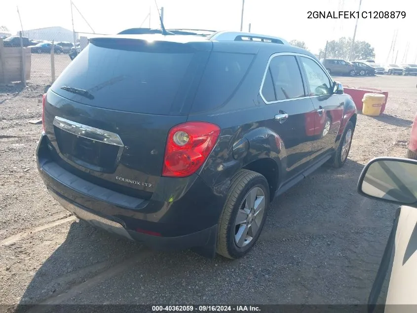 2GNALFEK1C1208879 2012 Chevrolet Equinox Ltz