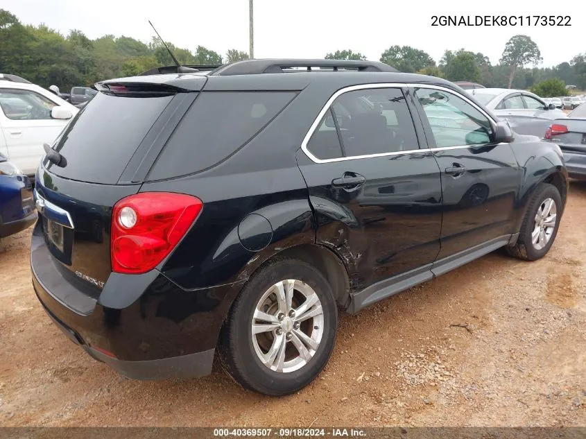 2012 Chevrolet Equinox Lt VIN: 2GNALDEK8C1173522 Lot: 40369507