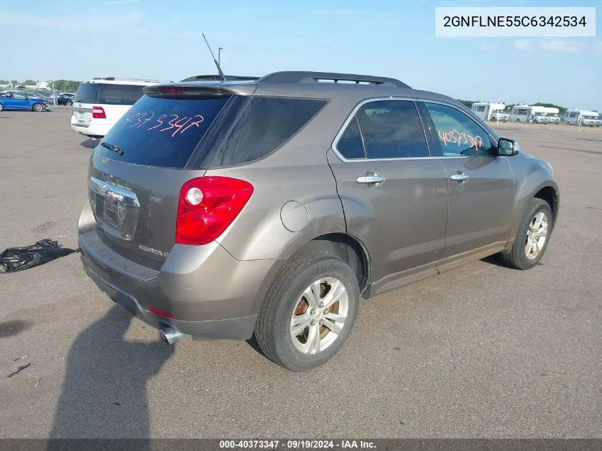 2012 Chevrolet Equinox 2Lt VIN: 2GNFLNE55C6342534 Lot: 40373347