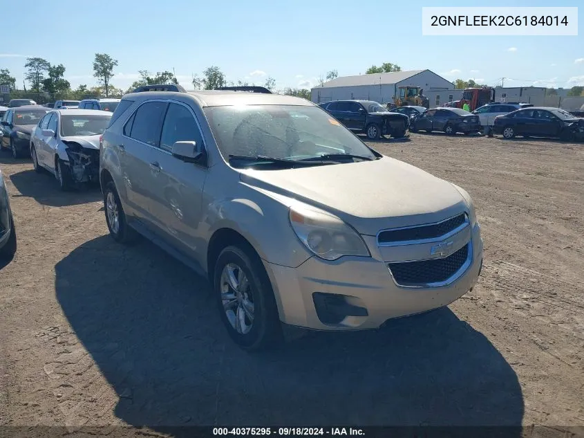 2012 Chevrolet Equinox 1Lt VIN: 2GNFLEEK2C6184014 Lot: 40375295