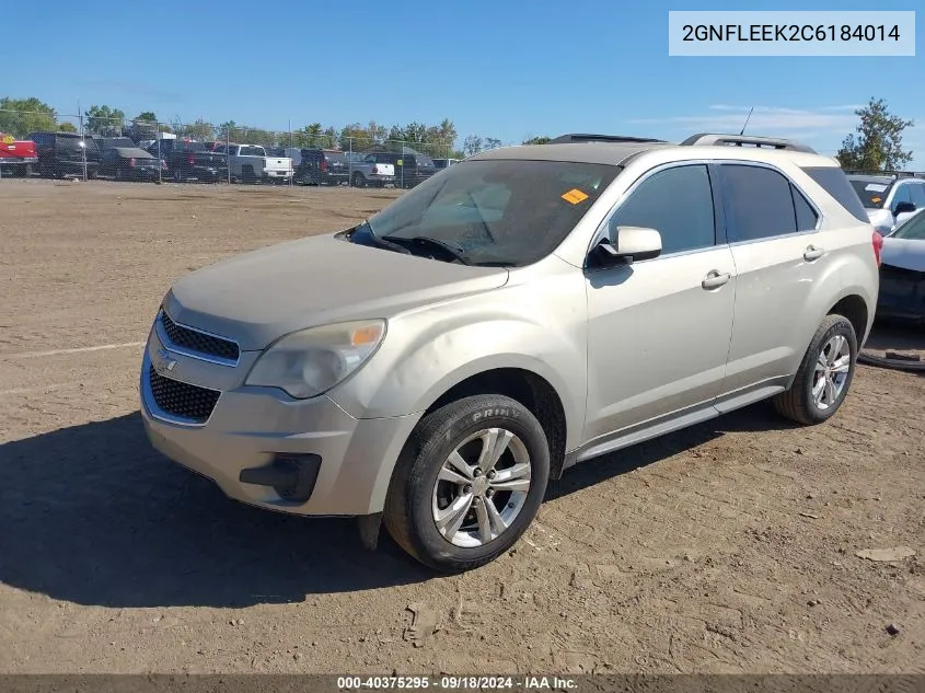 2012 Chevrolet Equinox 1Lt VIN: 2GNFLEEK2C6184014 Lot: 40375295