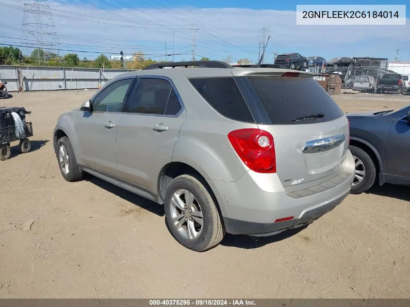 2012 Chevrolet Equinox 1Lt VIN: 2GNFLEEK2C6184014 Lot: 40375295