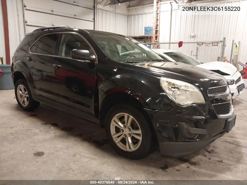 2012 Chevrolet Equinox 1Lt VIN: 2GNFLEEK3C6155220 Lot: 40376840