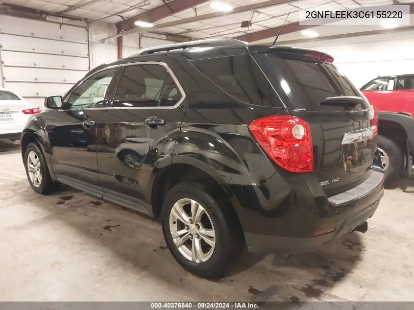 2012 Chevrolet Equinox 1Lt VIN: 2GNFLEEK3C6155220 Lot: 40376840