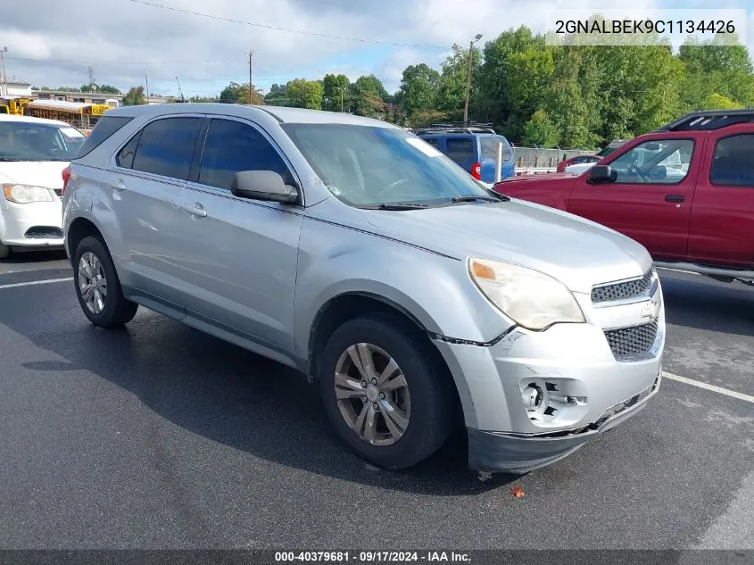 2012 Chevrolet Equinox Ls VIN: 2GNALBEK9C1134426 Lot: 40379681