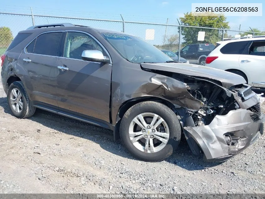 2012 Chevrolet Equinox Ltz VIN: 2GNFLGE56C6208563 Lot: 40380958