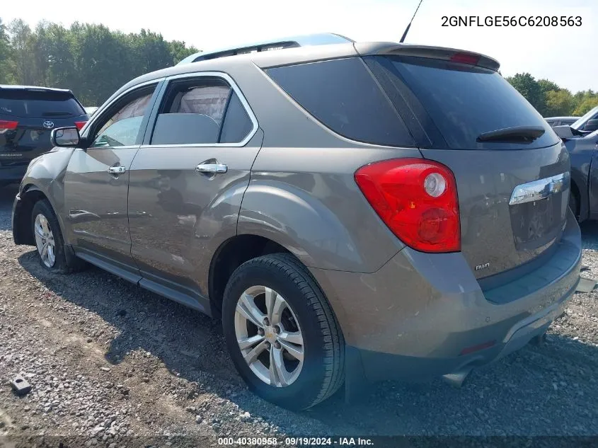 2012 Chevrolet Equinox Ltz VIN: 2GNFLGE56C6208563 Lot: 40380958