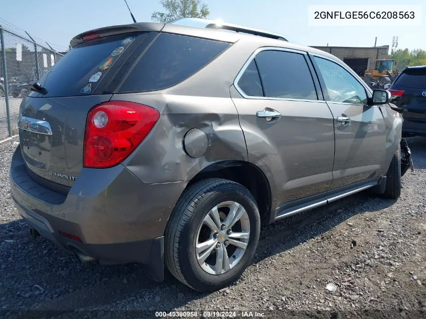 2012 Chevrolet Equinox Ltz VIN: 2GNFLGE56C6208563 Lot: 40380958