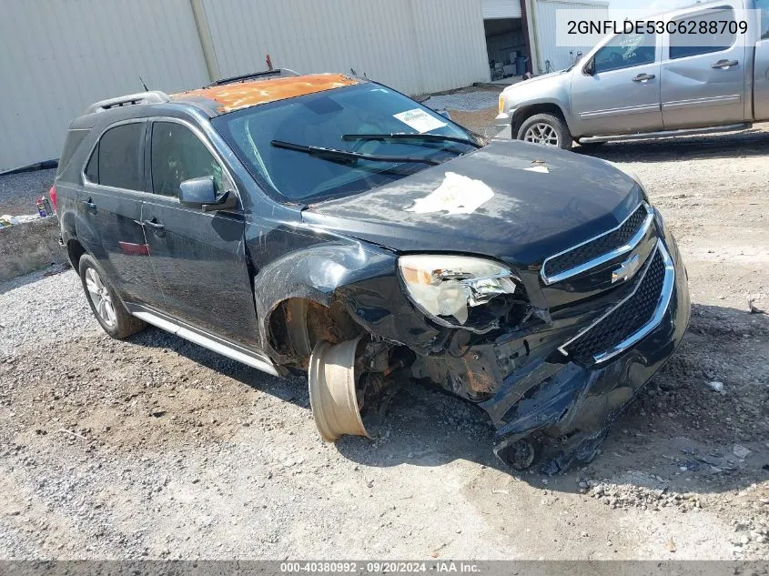 2012 Chevrolet Equinox 1Lt VIN: 2GNFLDE53C6288709 Lot: 40380992