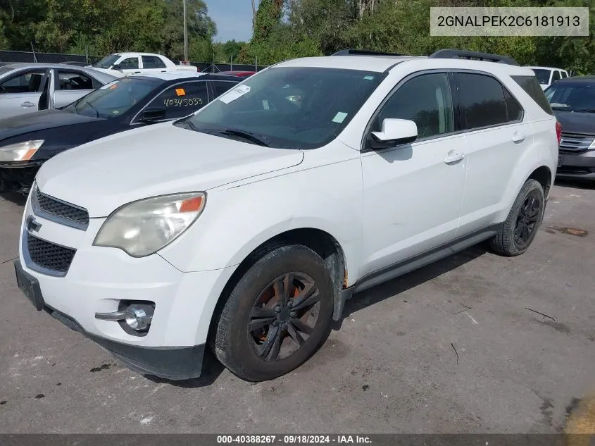 2GNALPEK2C6181913 2012 Chevrolet Equinox 2Lt