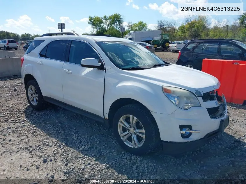 2012 Chevrolet Equinox 2Lt VIN: 2GNFLNEK4C6313225 Lot: 40389730