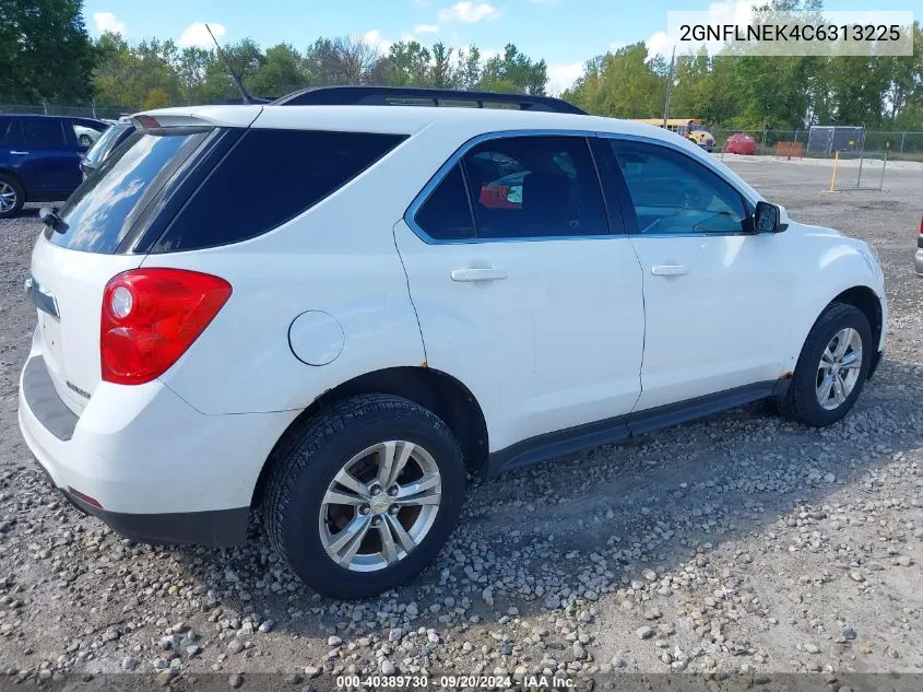 2012 Chevrolet Equinox 2Lt VIN: 2GNFLNEK4C6313225 Lot: 40389730