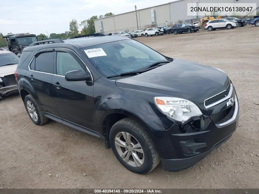 2GNALDEK1C6138047 2012 Chevrolet Equinox 1Lt