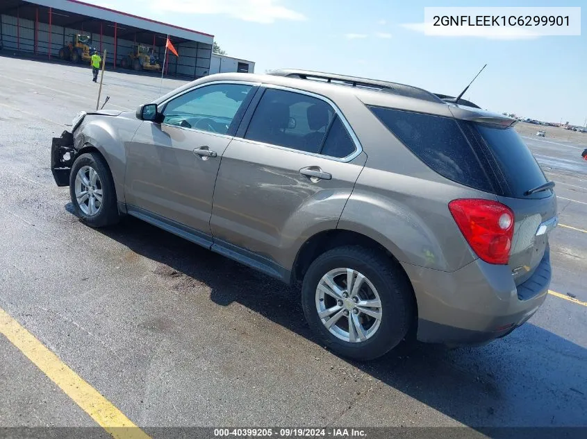 2012 Chevrolet Equinox 1Lt VIN: 2GNFLEEK1C6299901 Lot: 40399205