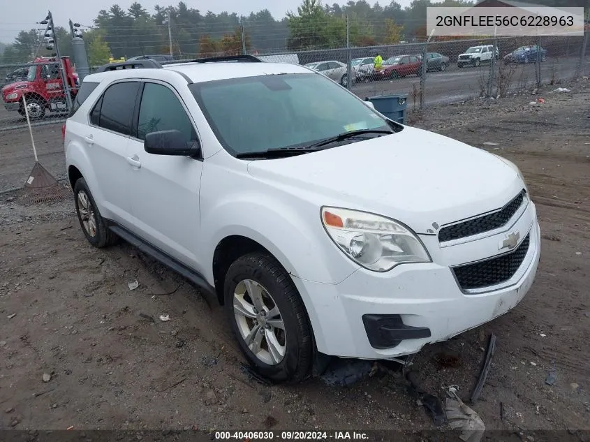 2GNFLEE56C6228963 2012 Chevrolet Equinox 1Lt