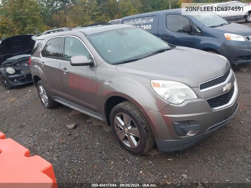 2GNFLEE51C6374591 2012 Chevrolet Equinox 1Lt