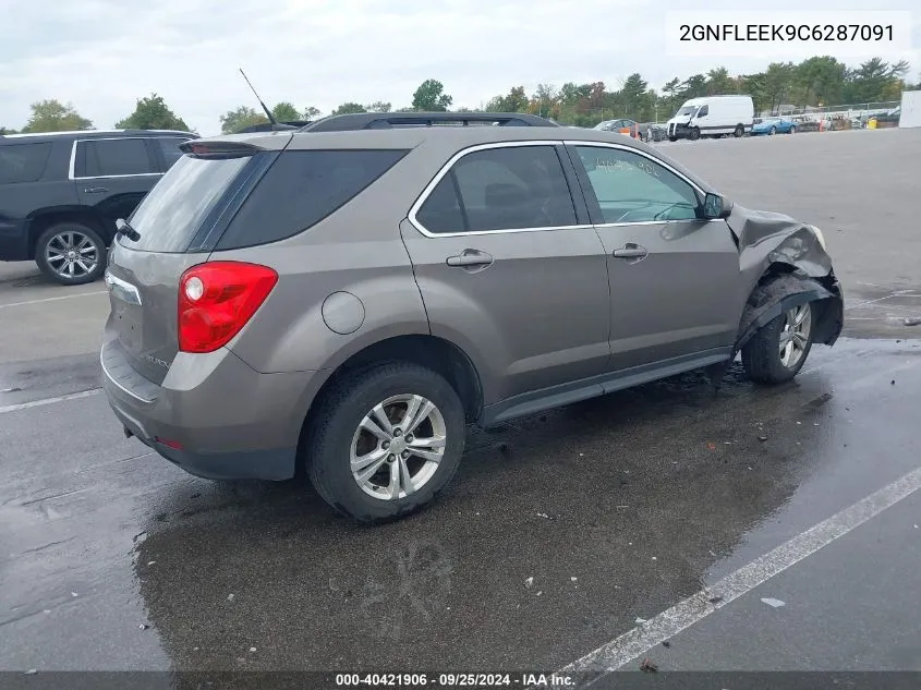 2012 Chevrolet Equinox 1Lt VIN: 2GNFLEEK9C6287091 Lot: 40421906