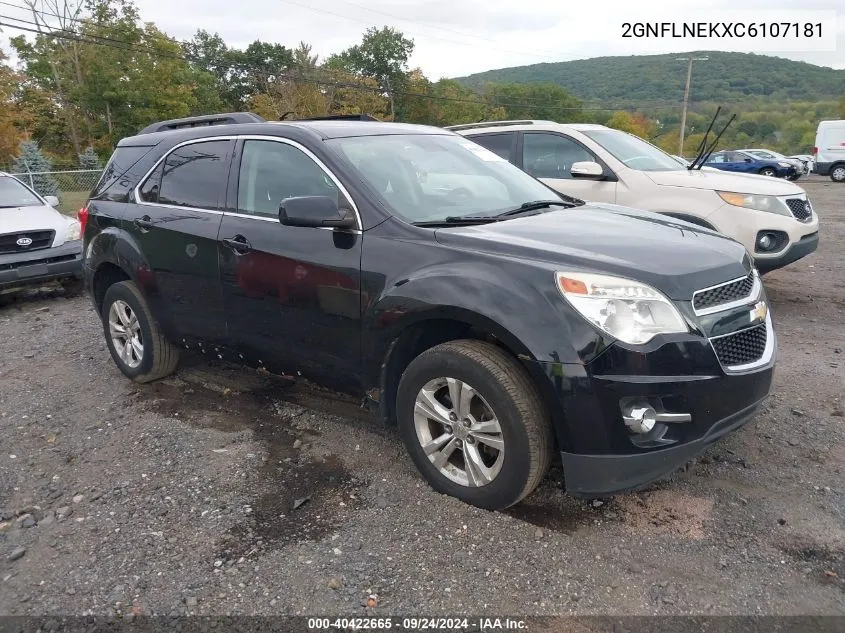 2012 Chevrolet Equinox 2Lt VIN: 2GNFLNEKXC6107181 Lot: 40422665