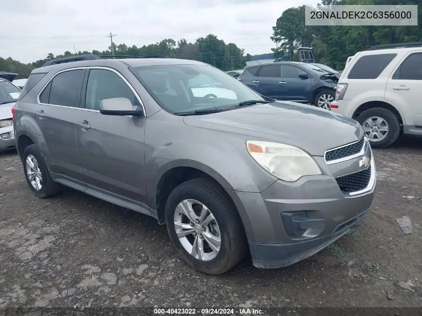 2GNALDEK2C6356000 2012 Chevrolet Equinox Lt