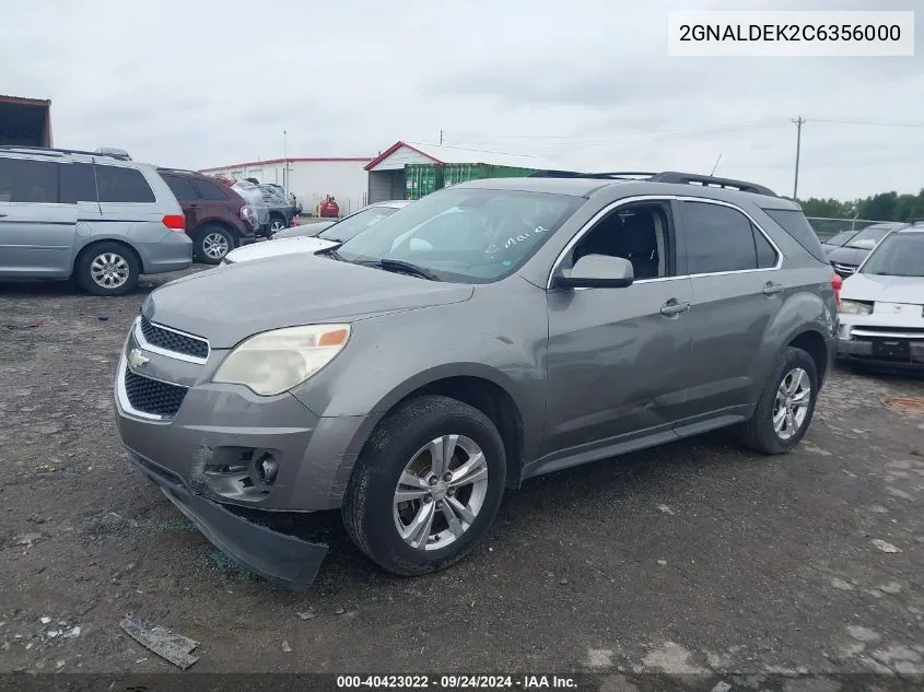 2GNALDEK2C6356000 2012 Chevrolet Equinox Lt