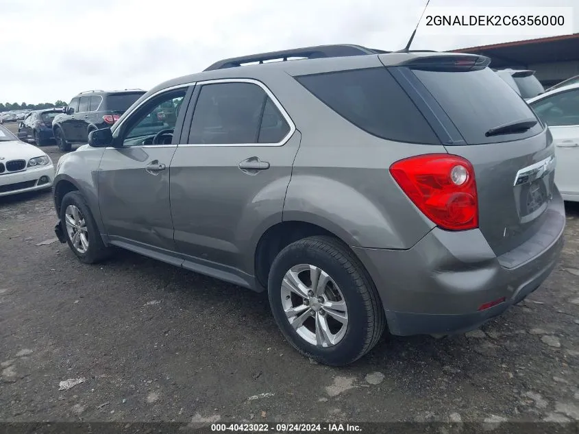 2GNALDEK2C6356000 2012 Chevrolet Equinox Lt